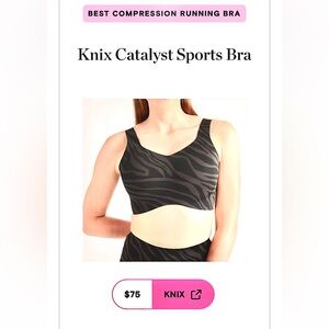 Knix Catalyst Sports Bra *Best High Impact